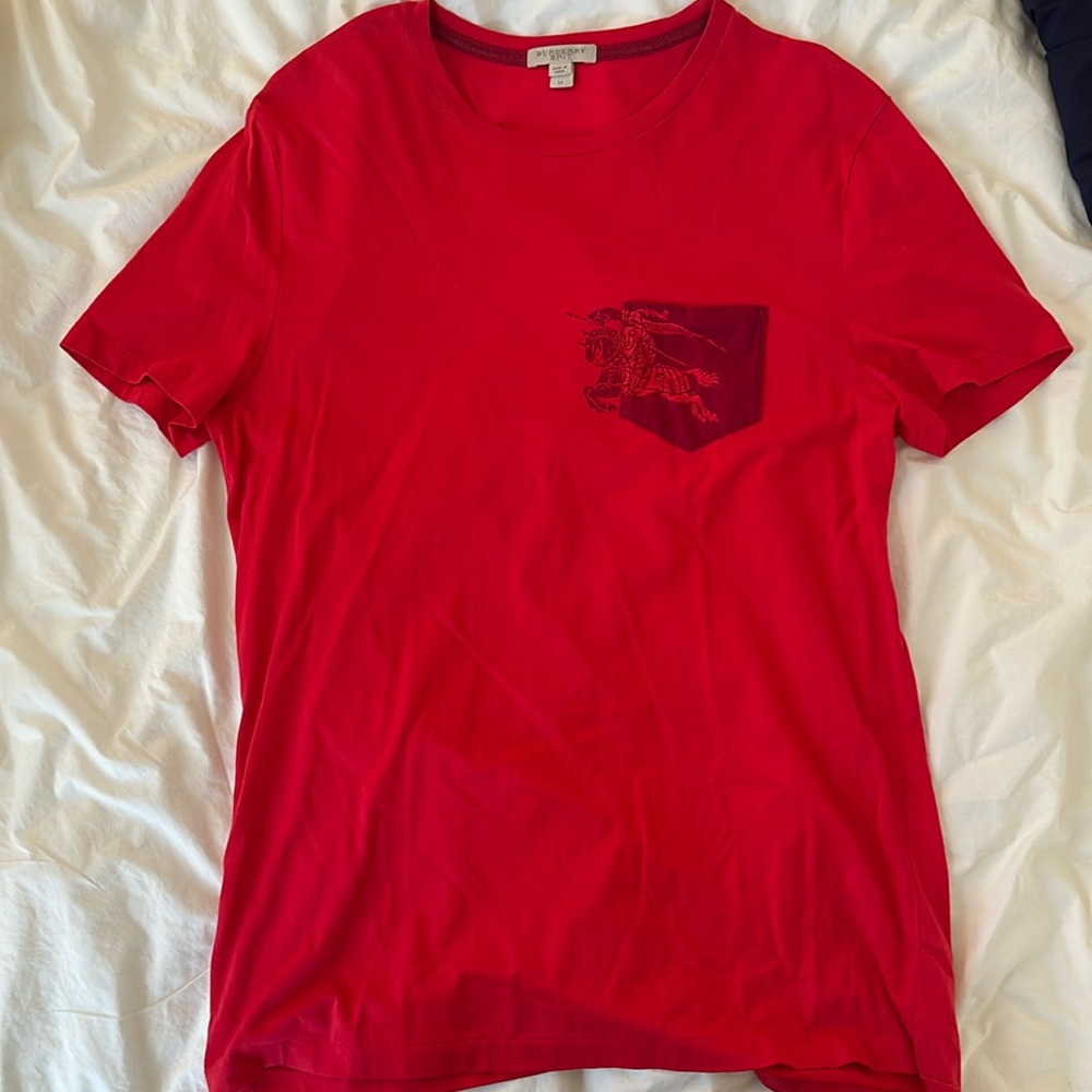 Burberry Red T-Shirt